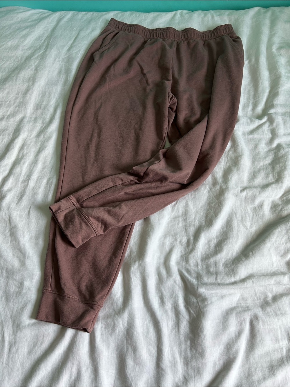 Eddie Bauer Women's Mauve Brown Track Joggers